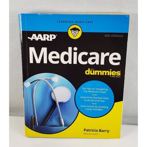 Medicare For Dummies AARP PAPERBACK – 2021 by Patricia Barry 4th Edition - Picture 1 of 14